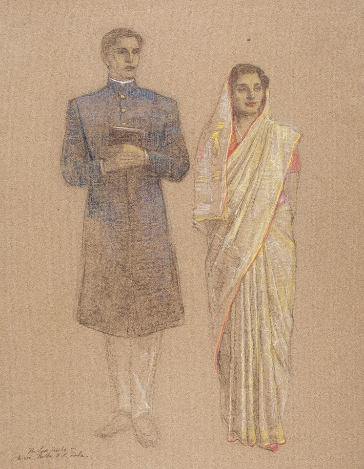 Nirpuama Sinha, Lady Sinha of Raipur , and her son Anindo ... Image 1
