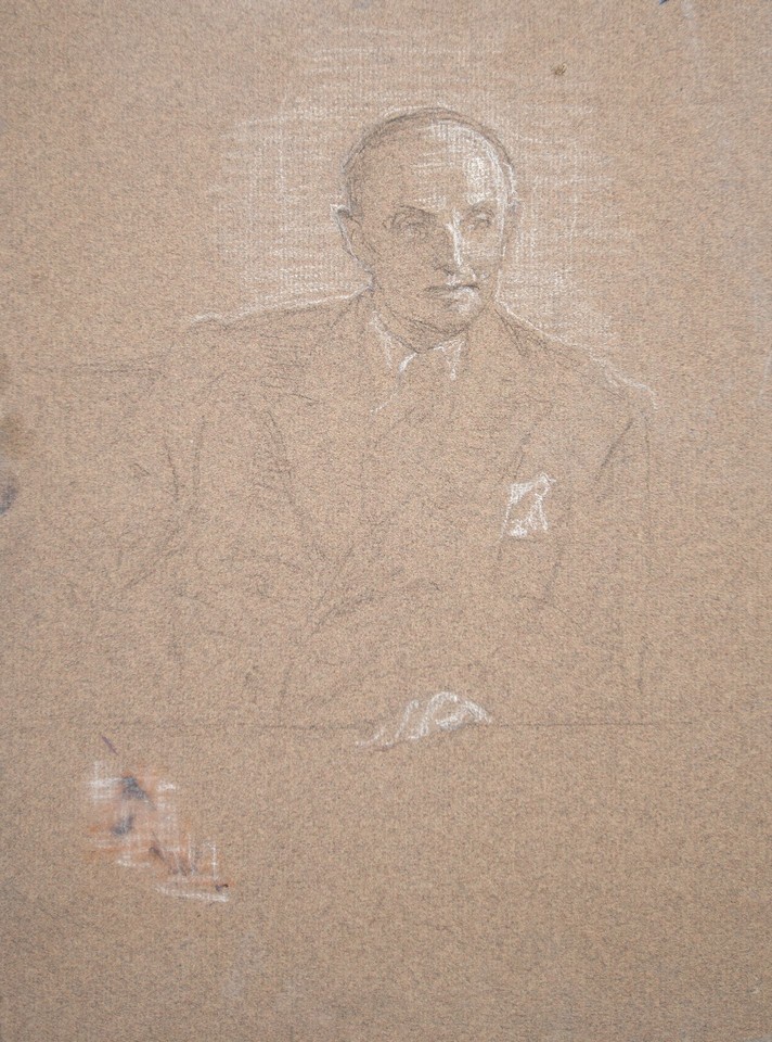 Portrait study of Frank Buchman, founder, Moral Re-Armanent, ... Image 1