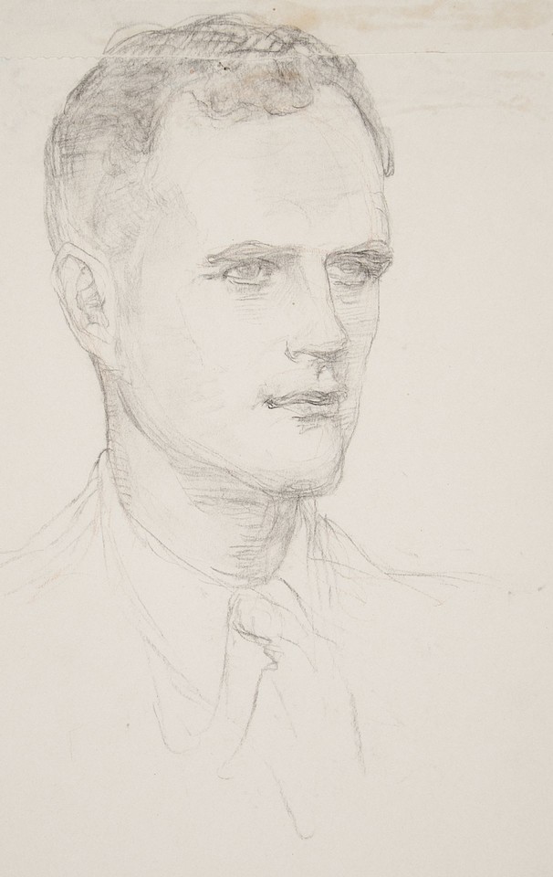 Portrait study of Stuart Smith, at the 1949 World Assembly ... Image 1