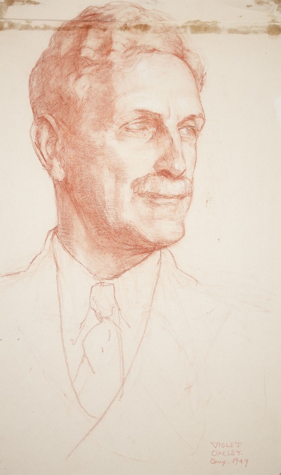 Portrait study of Bernard Hallward, President of the St. Ray ... Image 1