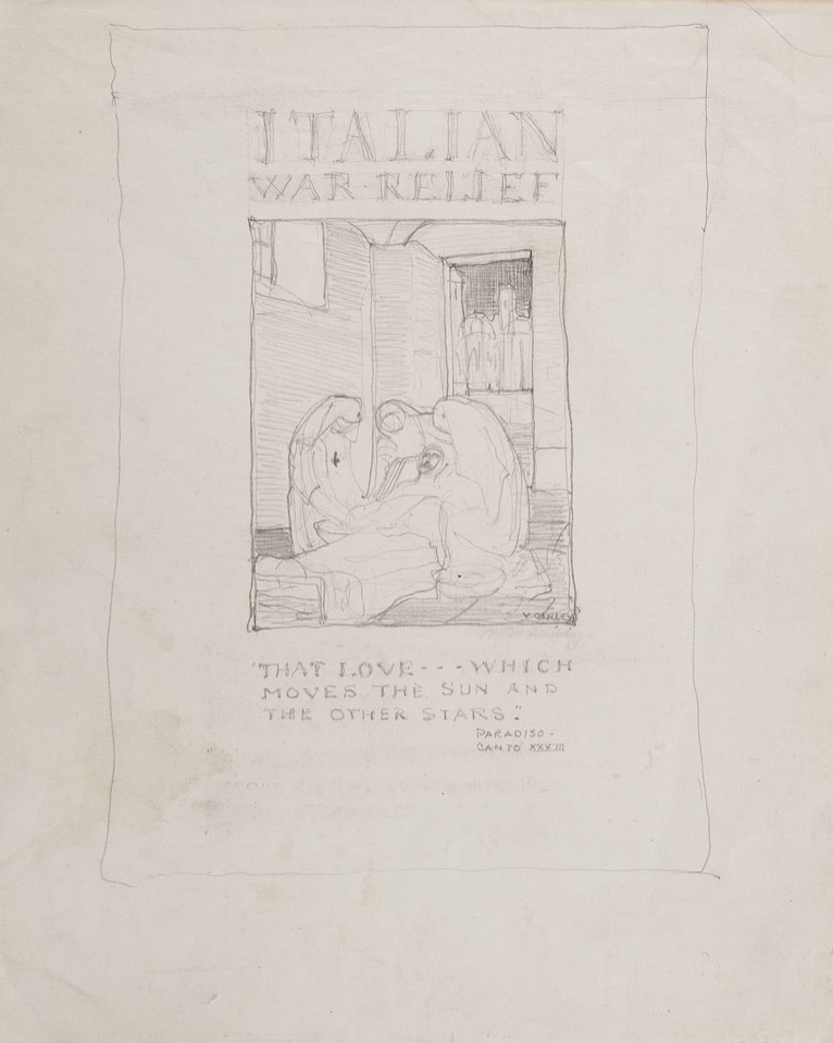 Study for Italian War Relief poster Image 1