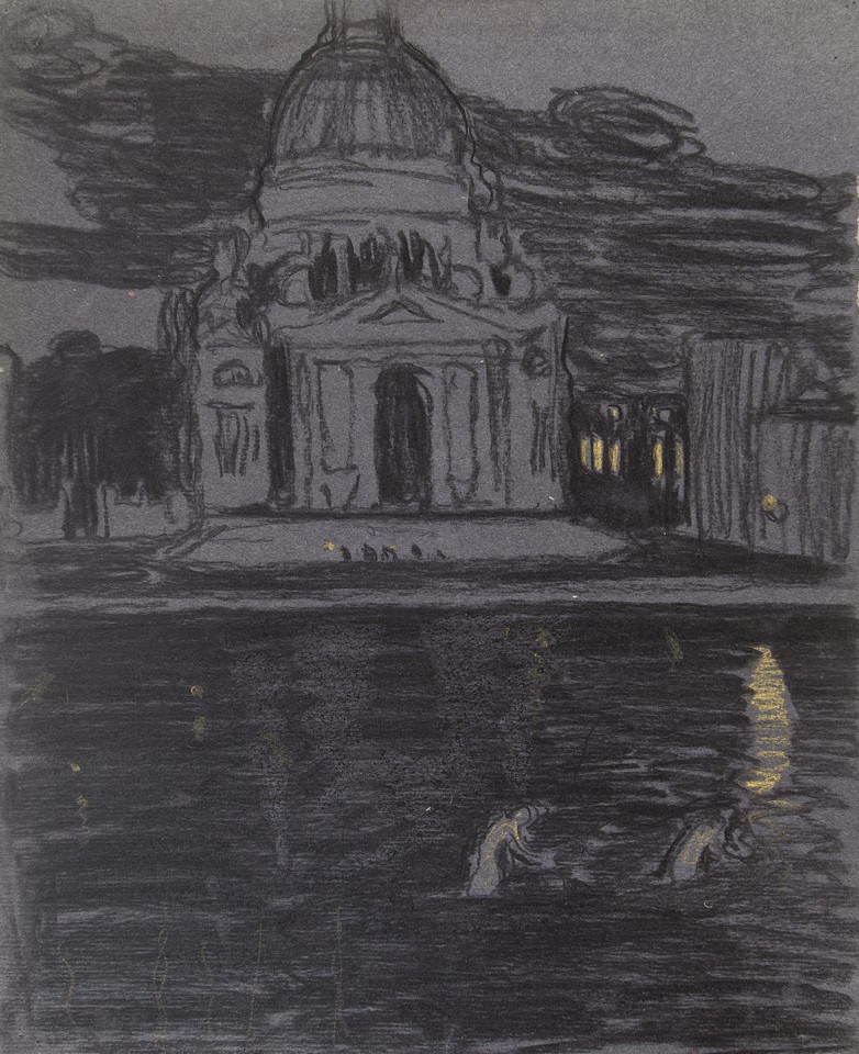 Study of Salute Church and canal, Venice Image 1