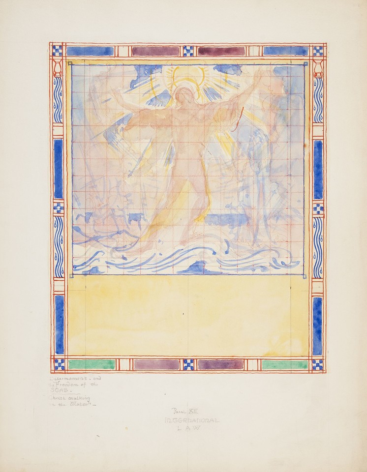 Composition study for &quot;Christ and Disarmament (International ... Image 1