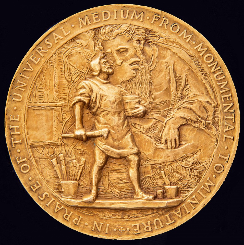 Pennsylvania Academy of the Fine Arts Water Color Club medal ... Image 1