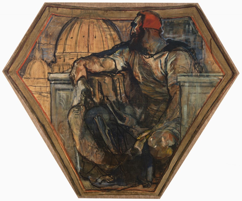 &quot;Michelangelo and the Dome of the Renaissance&quot; pendentive, ... Image 1