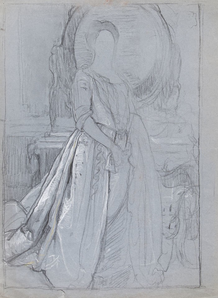 Full-length portrait study of Mrs. William Van Duzer ... Image 1