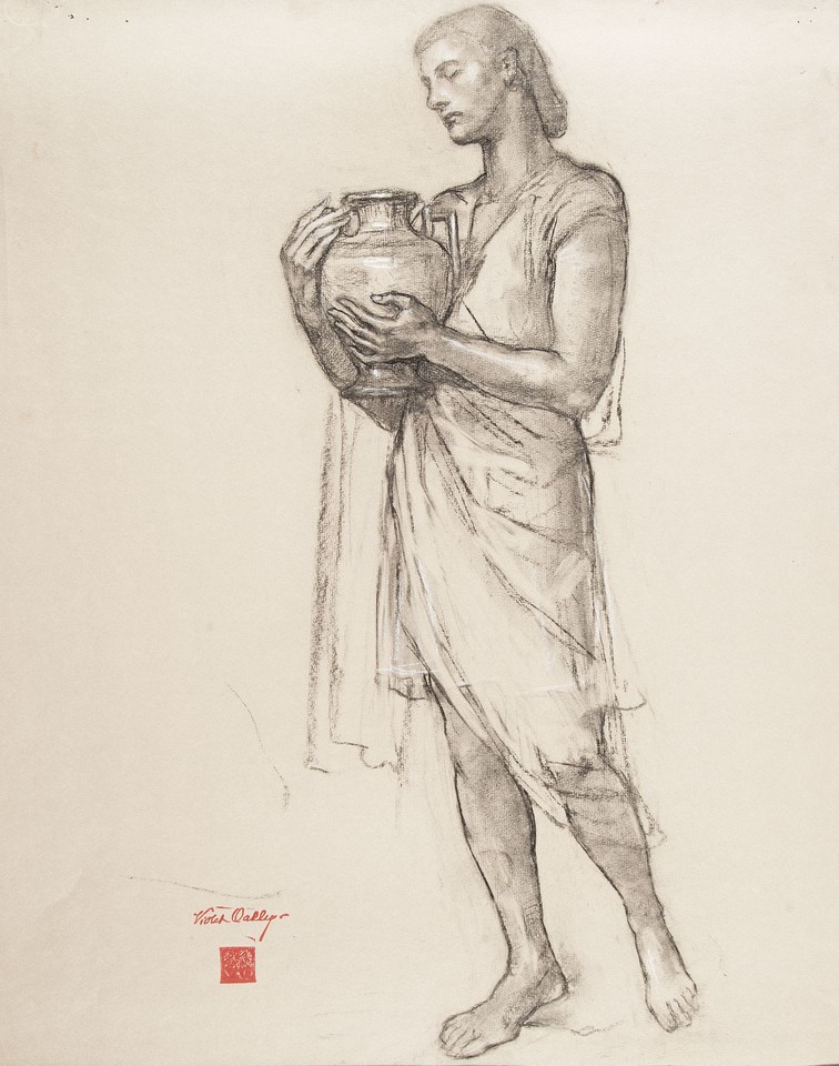 Study for water maiden, &quot;Christ the Carpenter&quot; World War II ... Image 1