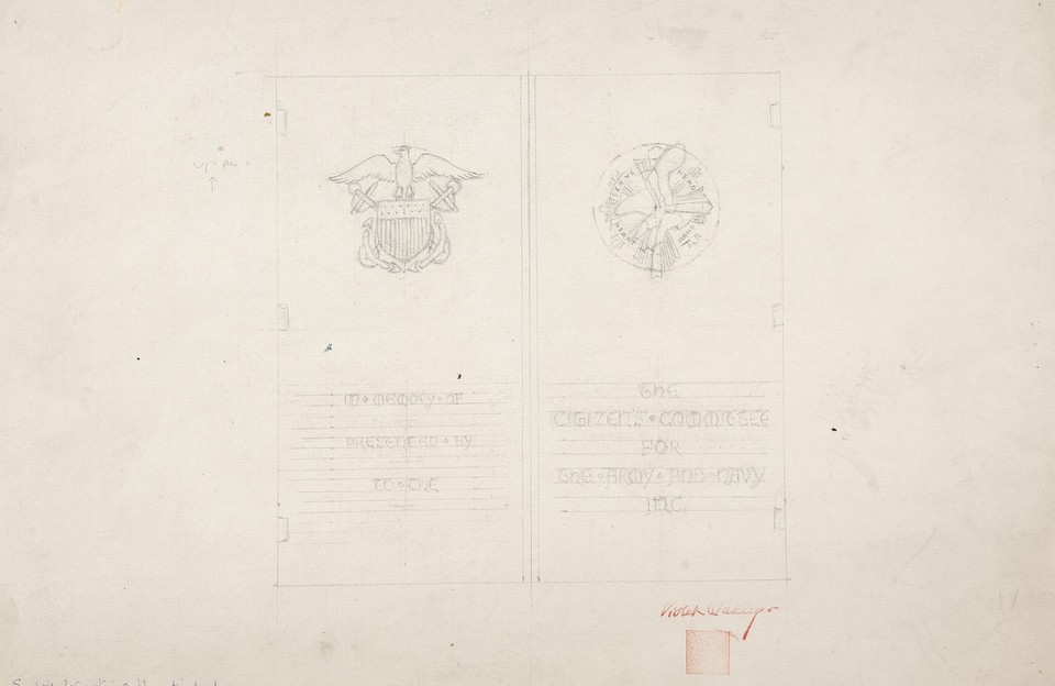 Study for doors for an unidentified altarpiece Image 1