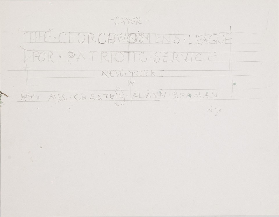 Study of donor inscription  Image 1