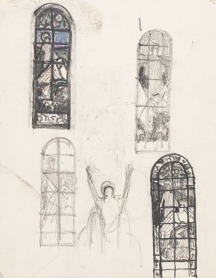 Studies for a &quot;Resurrection&quot; stained glass window Image 1
