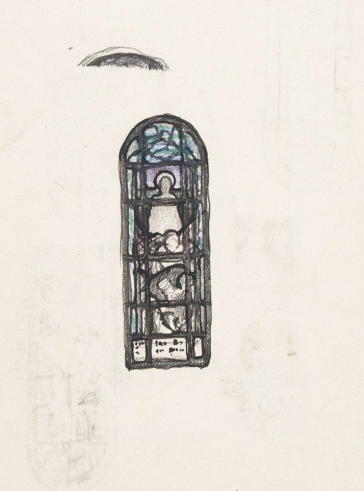 Composition study for a &quot;Resurrection&quot; stained glass window Image 1