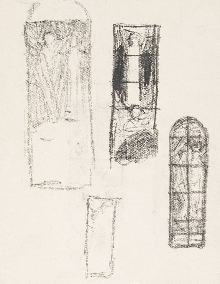 Sketches for a &quot;Resurrection&quot; stained glass window Image 1