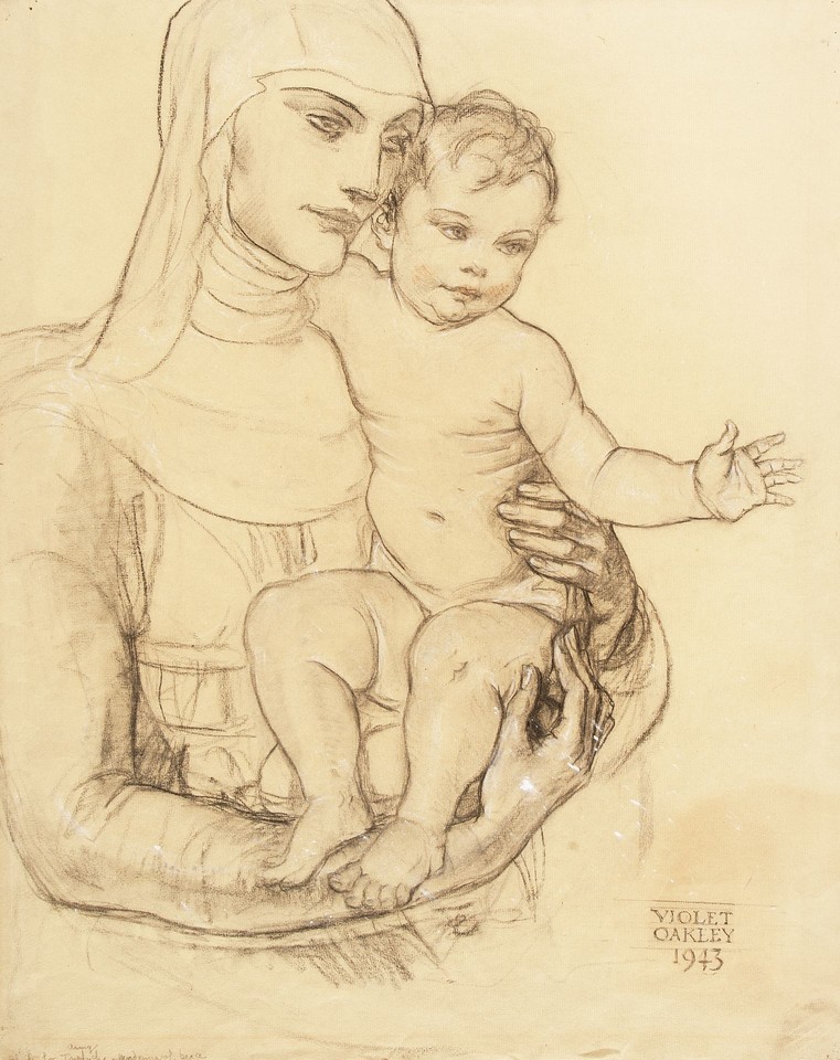 Study for Madonna and Child, &quot;Madonna of the Crusaders&quot; ... Image 1