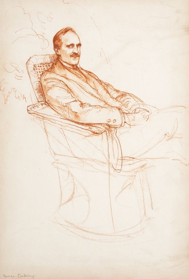 Portrait study of George Oakley Image 1