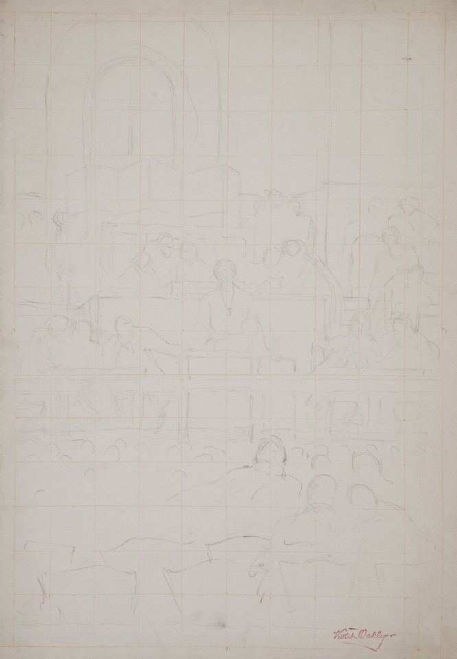 Study of unidentified woman addressing an Assembly of the Le ... Image 1