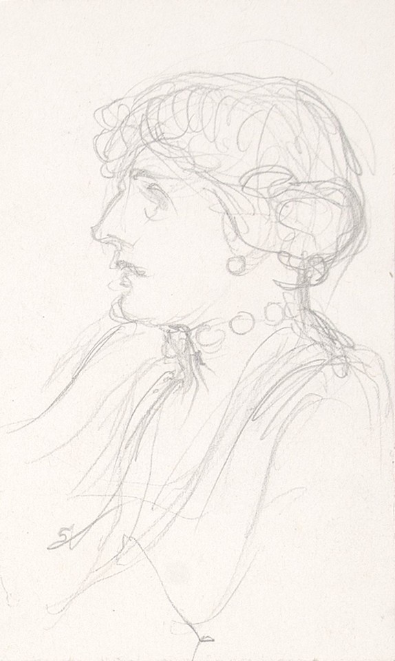Portrait study of Alice Church Bartlett, Assistant Librarian ... Image 1