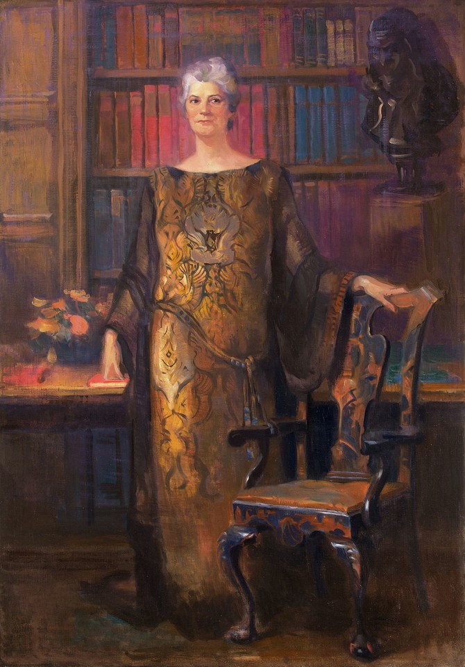 Portrait study of Gertrude Houston Woodward Image 1