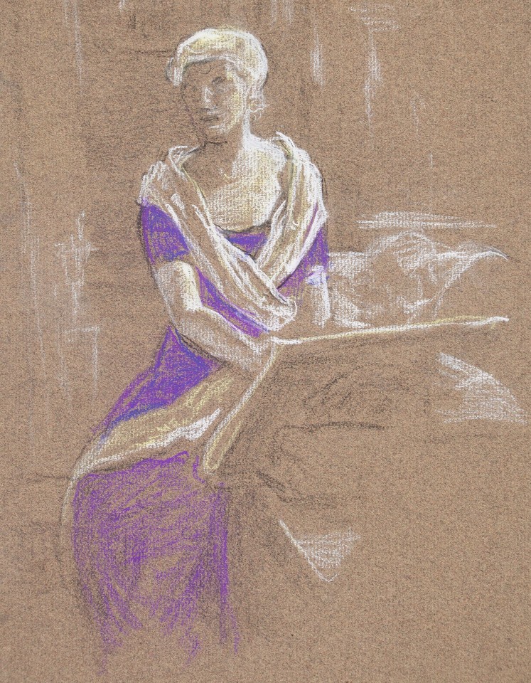 Portrait study of unidentified woman  Image 1