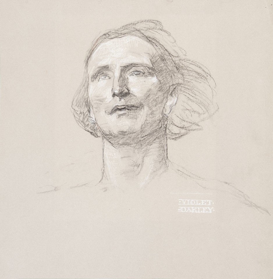 Portrait head study of unidentified woman Image 1