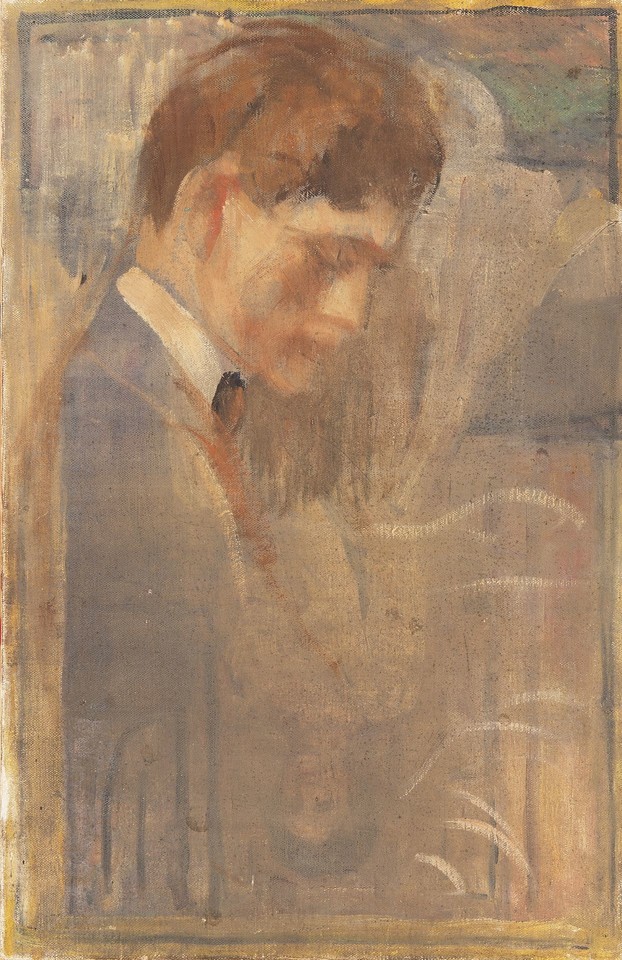Portrait study of unidentified man in profile Image 1