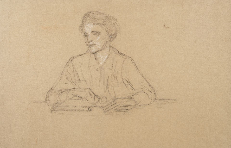 Portrait study of an unidentified woman Image 1