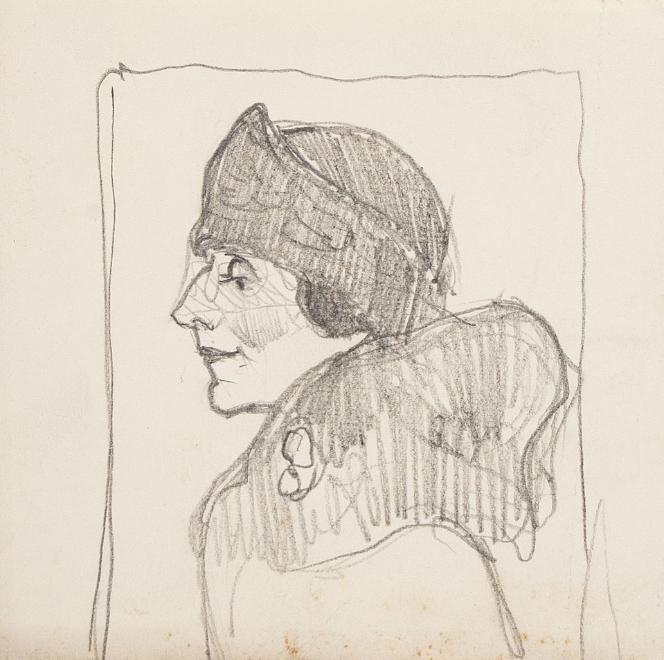 Portrait study of an unidentified woman Image 1