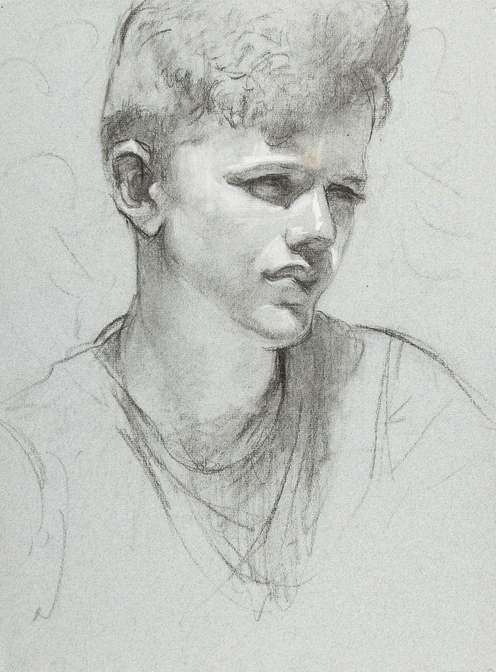 Portrait study of a boy (possibly Samuel F. Thomas) Image 1
