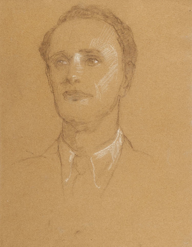 Portrait head study of a man (possibly Percy C. Madeira, ... Image 1
