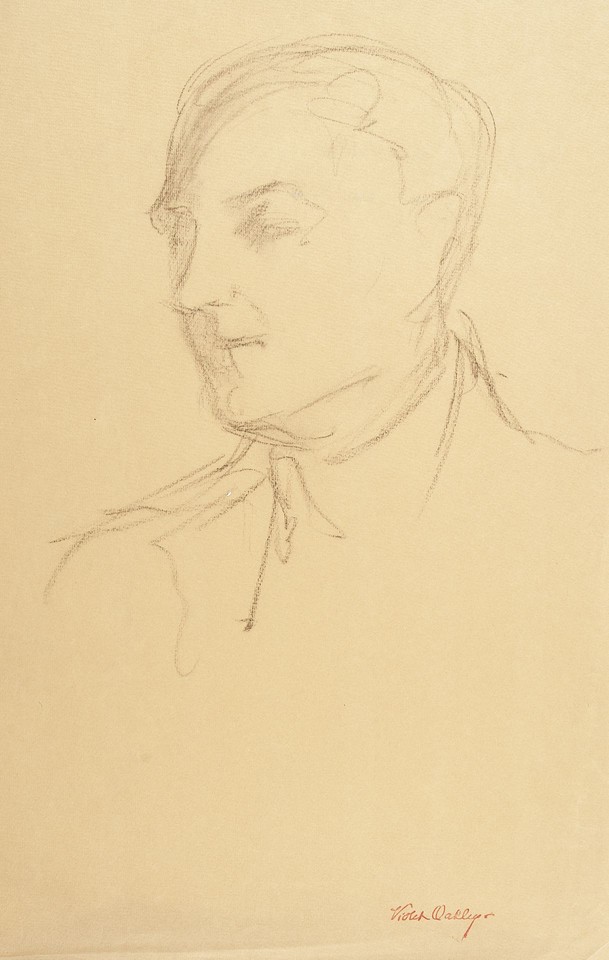Portrait head study of unidentified man: Image 1