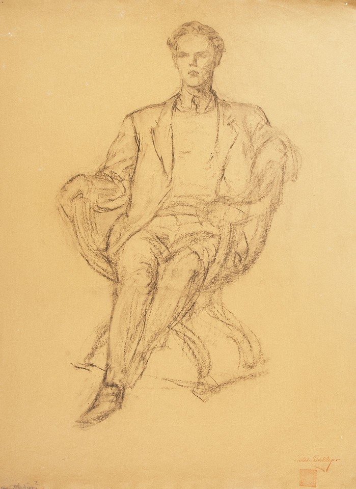 Portrait study of unidentified young man (possibly Percy C. ... Image 1