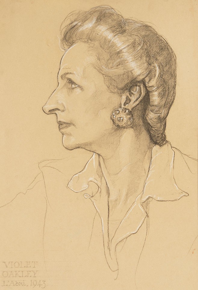 Profile portrait of an unidentified woman, L’Abri, Atlantic ... Image 1