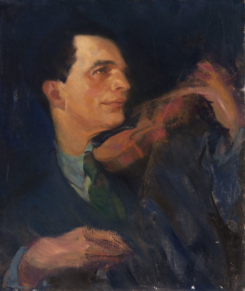 Portrait study of Albert Spalding Image 1