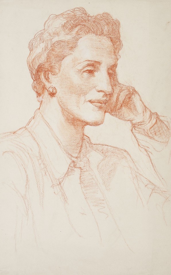 Portrait study of Mrs. Baldwin Image 1