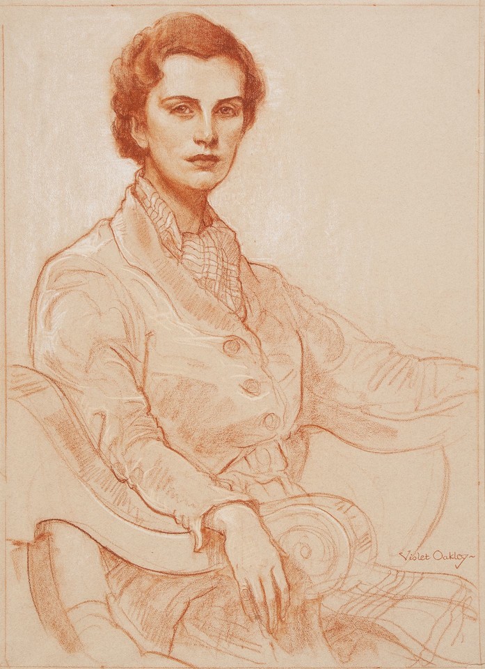 Portrait study of Mrs. Clarence Arthur Warden, Jr. (née ... Image 1