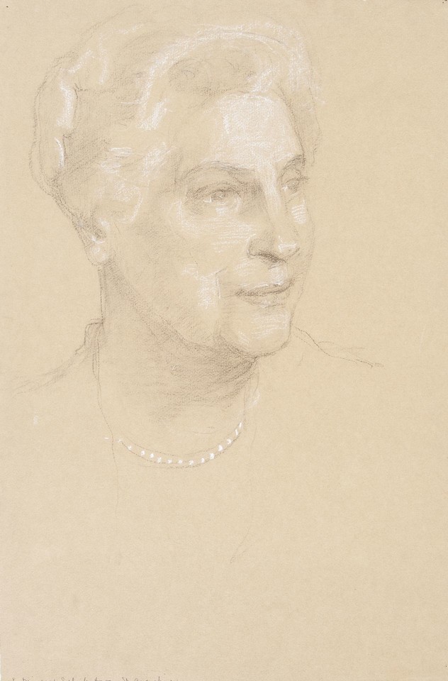 Portrait head study of Princess Scherbatow (née Angela ... Image 1