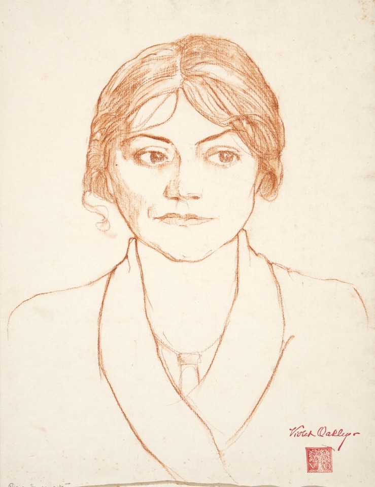 Portrait study of Elsie Singmaster Image 1