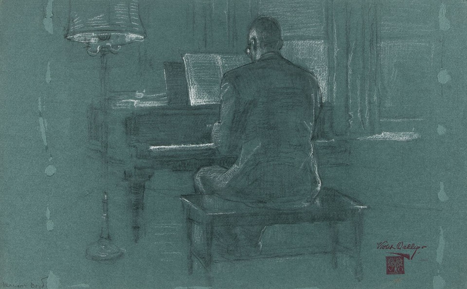 Portrait study of Morrison Boyd, Professor of Music, ... Image 1
