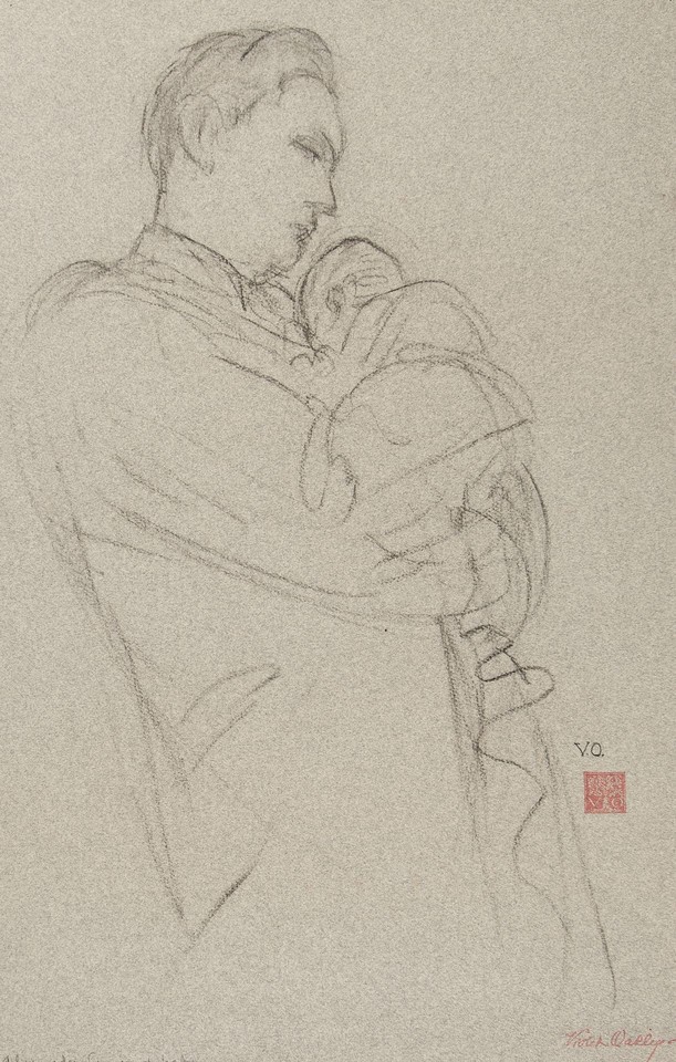 Portrait study of Alexander Crane and baby Image 1