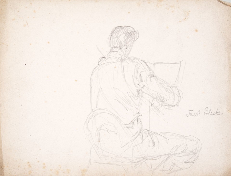 Portrait study of Jacob Glick playing the viola Image 1