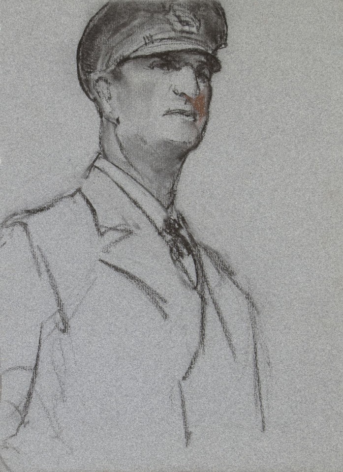 Portrait study of Capt. Frank H. Claret, O.B.E., R.N.R., of ... Image 1