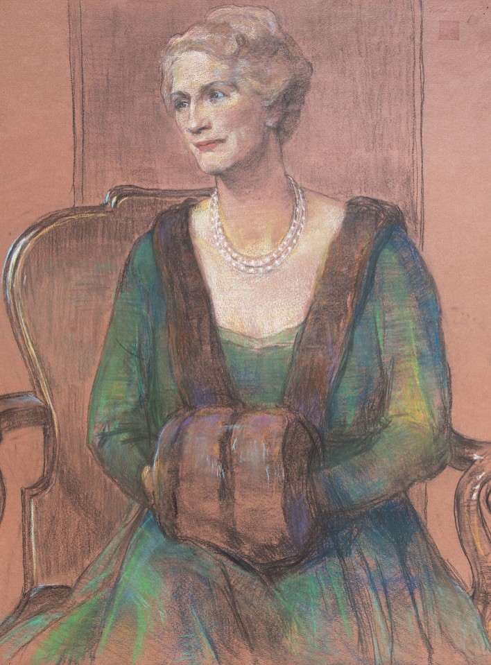 Portrait study of Mrs. Robert McLean (née Clare Randolph ... Image 1