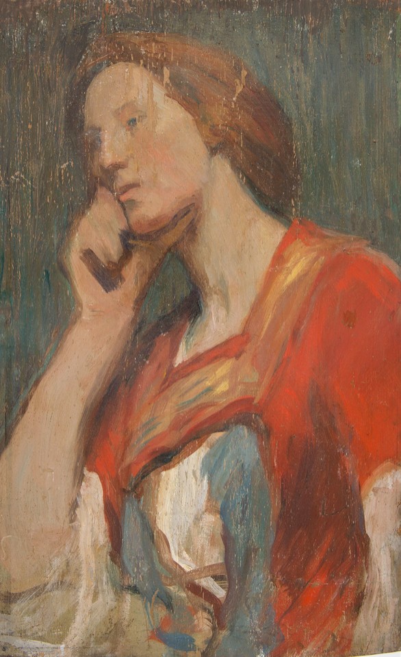 Lady in Red (Hannah Hanlein, model) Image 1