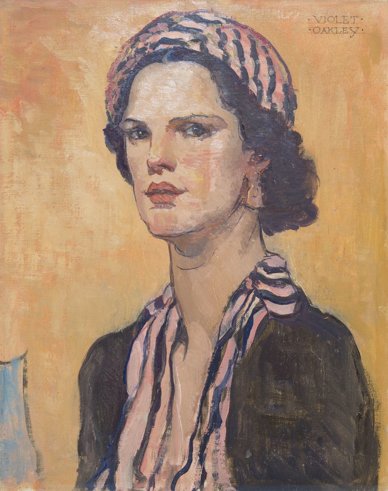 The Striped Turban (portrait study of Mrs. Twyffort) Image 1