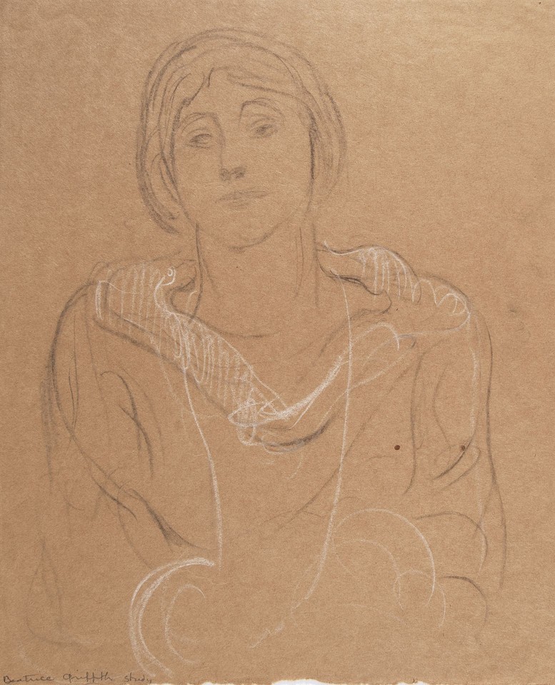 Portrait study of Beatrice Griffith Woodmere Art Museum