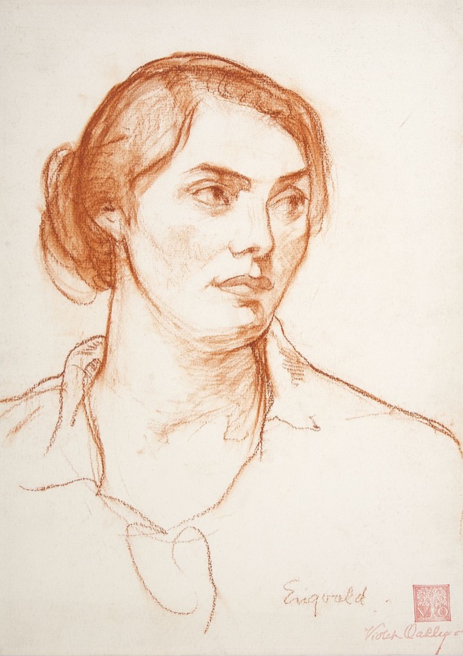 Portrait study of a German lady in Florence (possibly Ethel ... Image 1