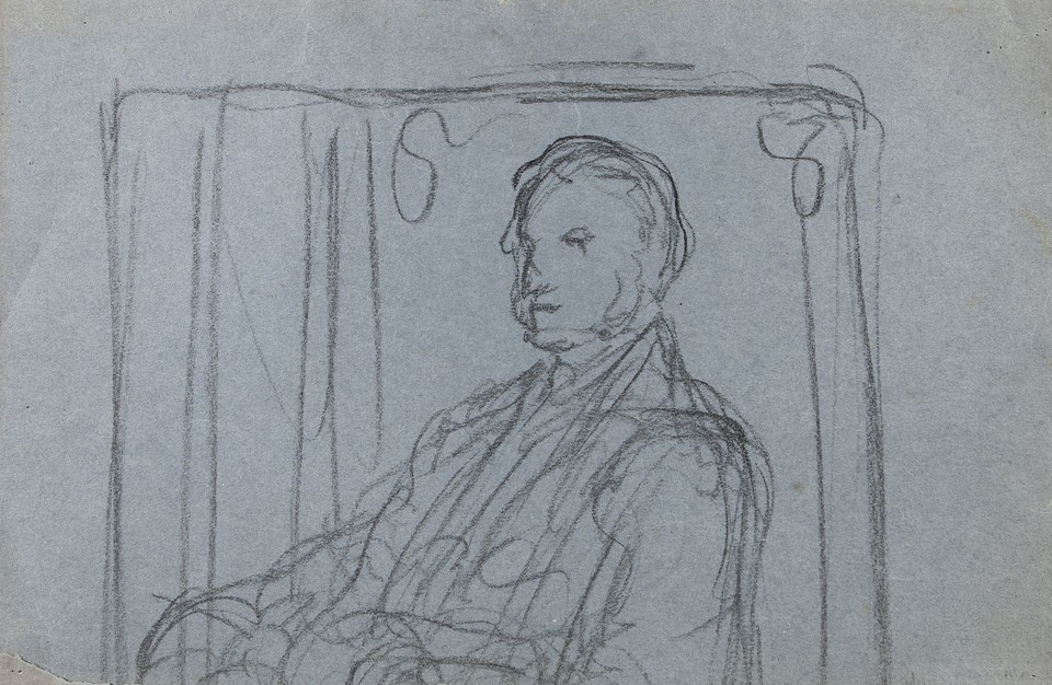 Portrait study of unidentified man (possibly Alba Boardman ... Image 1