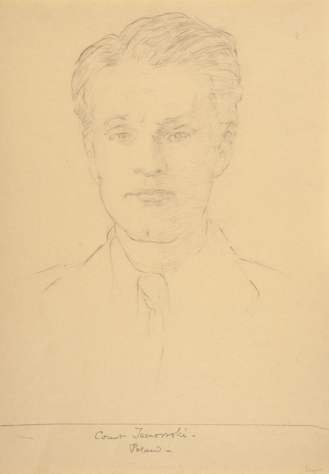 Portrait study of Count Tarnowski of Poland Image 1