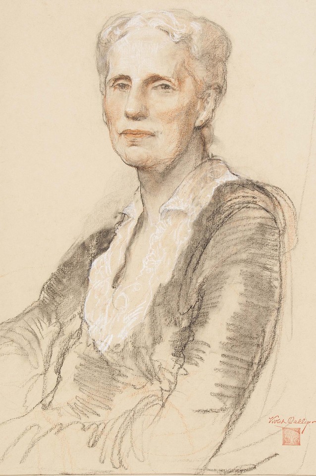 Portrait study of Mrs. Rudolph Blankenburg (née Lucretia ... Image 1