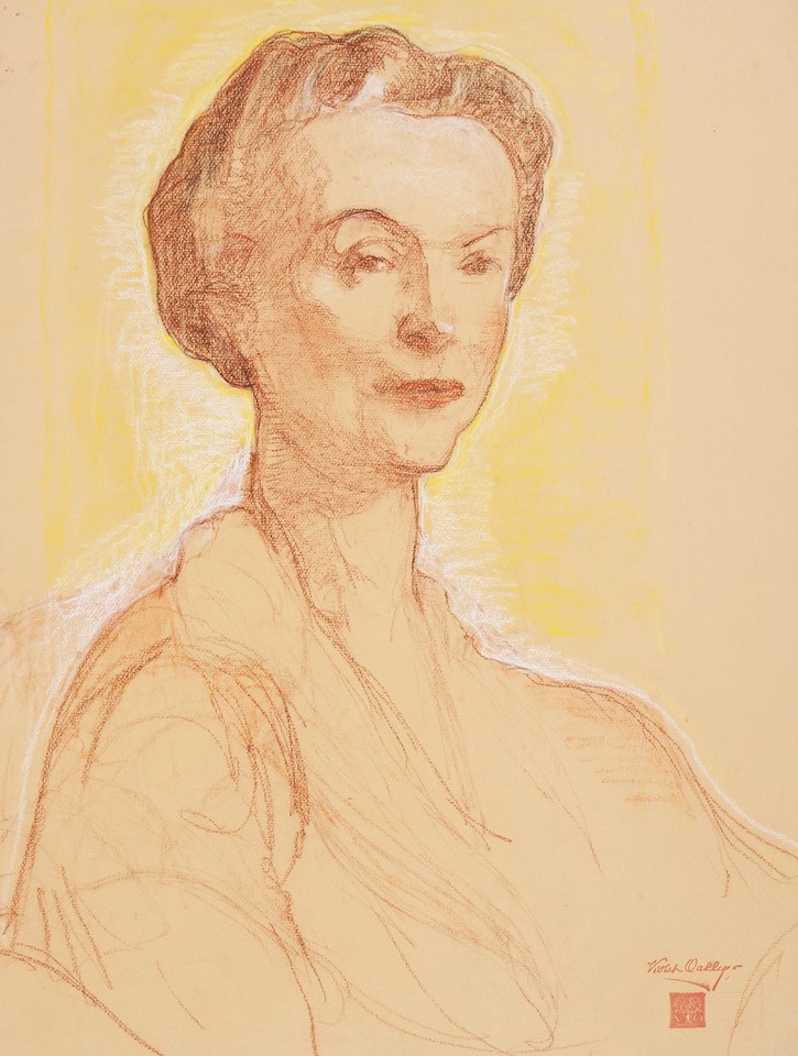 Portrait study of Mrs. E. Monroe Fisher (Helen Stevenson ... Image 1