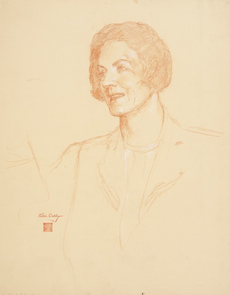 Portrait study of Mrs. John Y. Huber (Caroline Roberts ... Image 1